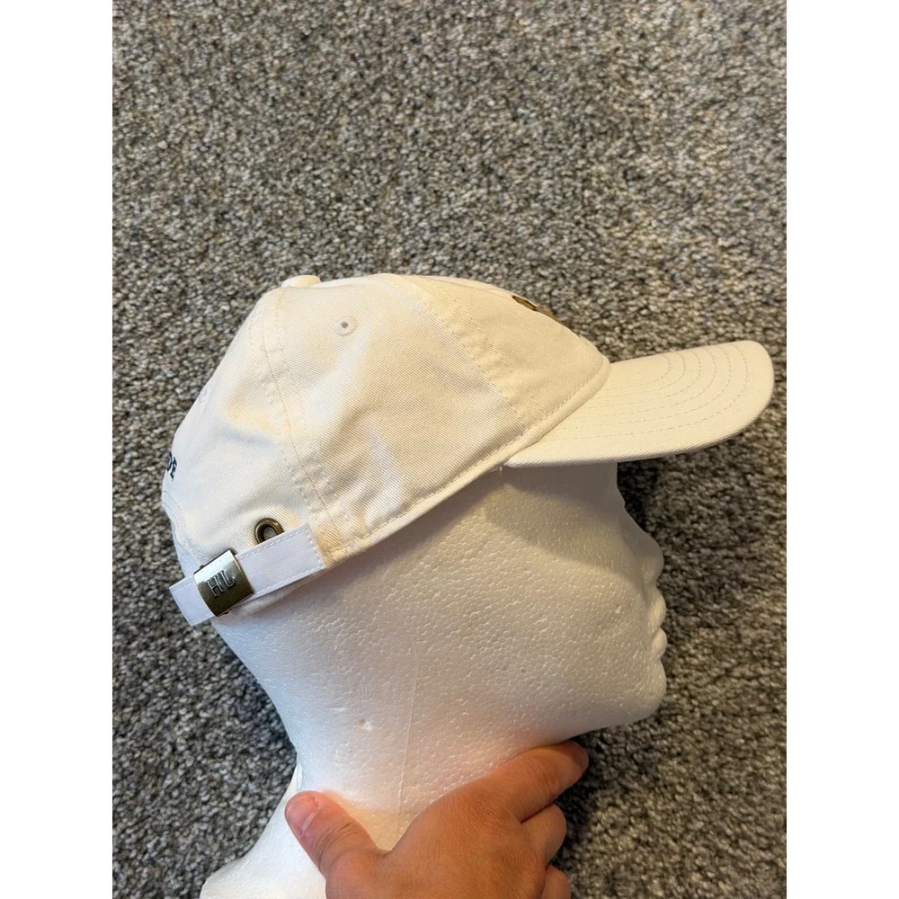 Harding Lane Hat Youth White Bud Dachshund Seaside Embroidered Baseball Cap